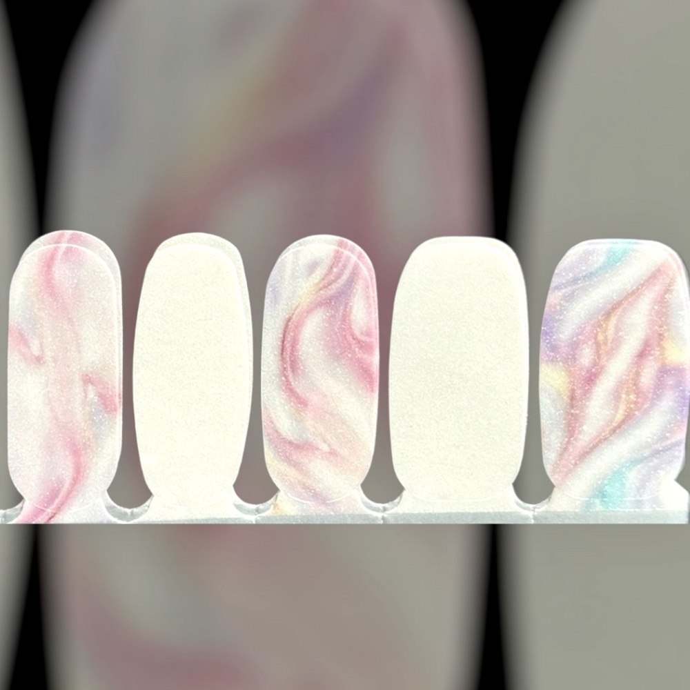 Marble Swirl Nail Wraps by Color Street called“ Milky Way” . NWT